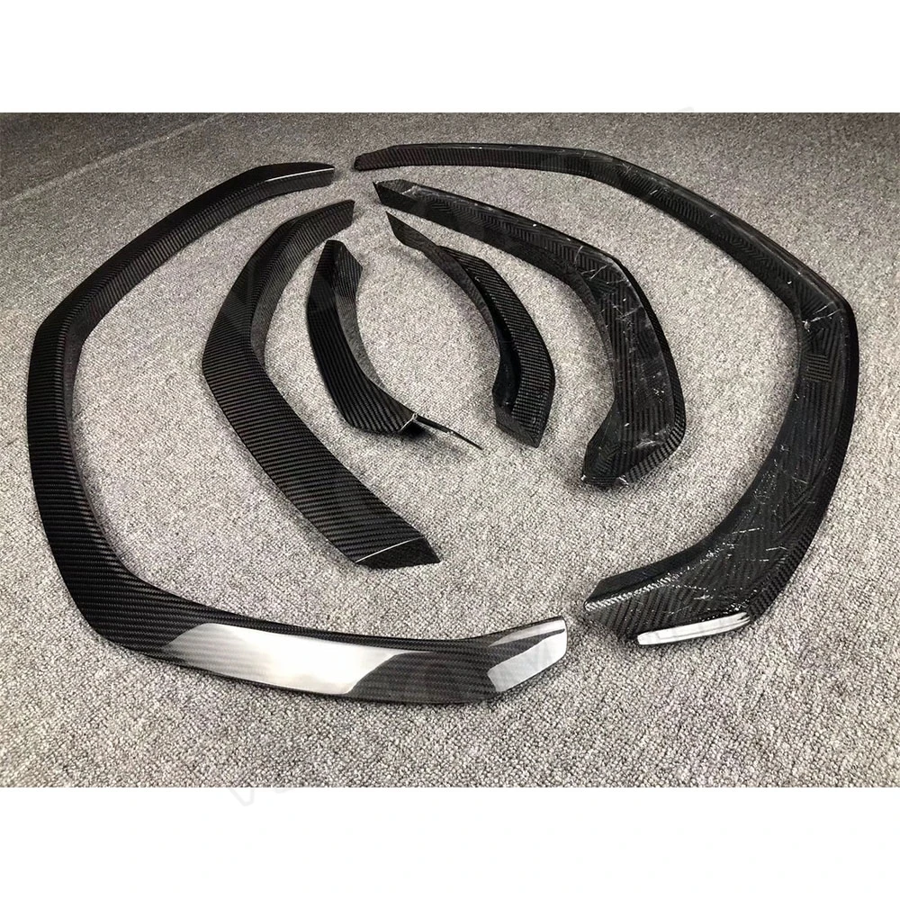 VACOMUL Dry Carbon Fiber Car Fender Flares Arch Wheel Eyebrows Mudguard Lip Protector Cover Mud Guard For Lamborghini Urus