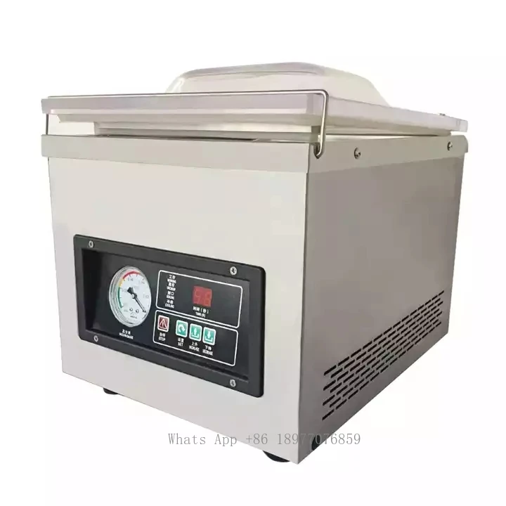 

DZ260 Table Top Single Chamber Vacuum Packer, Food Saver Vacuum Package Machine, Plastic Bag Packaging Vacuum Machine
