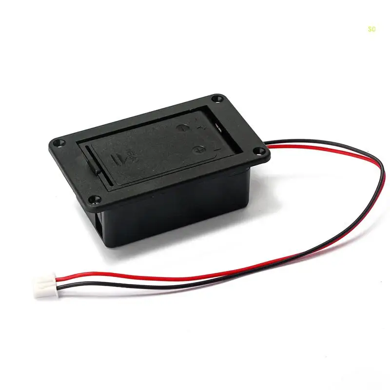 1PC 9V Battery Holder for Case Box Cover For Guitar Bass Active Pickup Connector Dropshipping