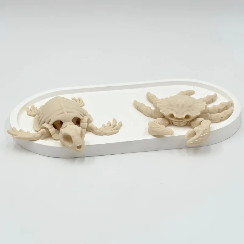 1/6PCs 3D Printing Skeleton Full Body Joint Mobility Marine Life Shark Turtles Figurines Home Office Desktop Decoration