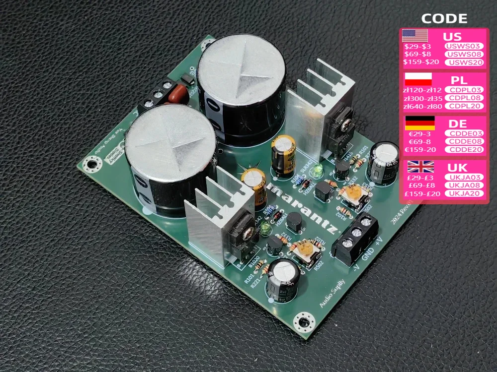 

HDAM series , original replica of high-end CD front-end power supply from Malanshi.