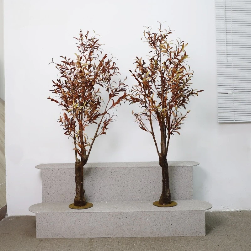

New-Style Artificial Olive Trees - Home Decoration Tabletop Planters & Floor Display Faux Greenery Potted Plants