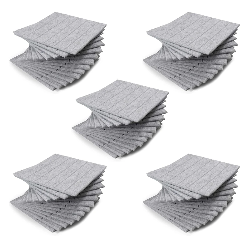 

60 Pcs Sound-Absorbing Panels Sound Insulation Pads,Echo Bass Isolation,Used For Wall Decoration And Acoustic Treatment