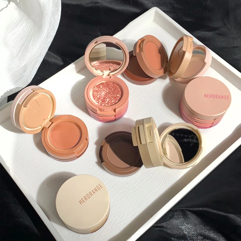 Contouring Highlight Blush 3 in 1 Tavolozza all-in-one Illuminante per il viso Ombretto opaco Palette per contorni Cosmetici