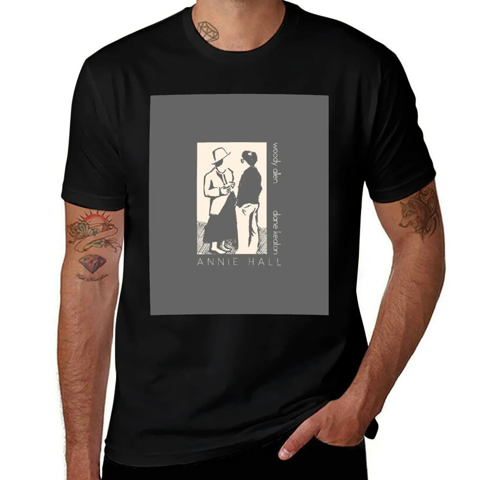 Annie Hall T-Shirt Big Size Short Sleeve Tee for Men T-Shirt