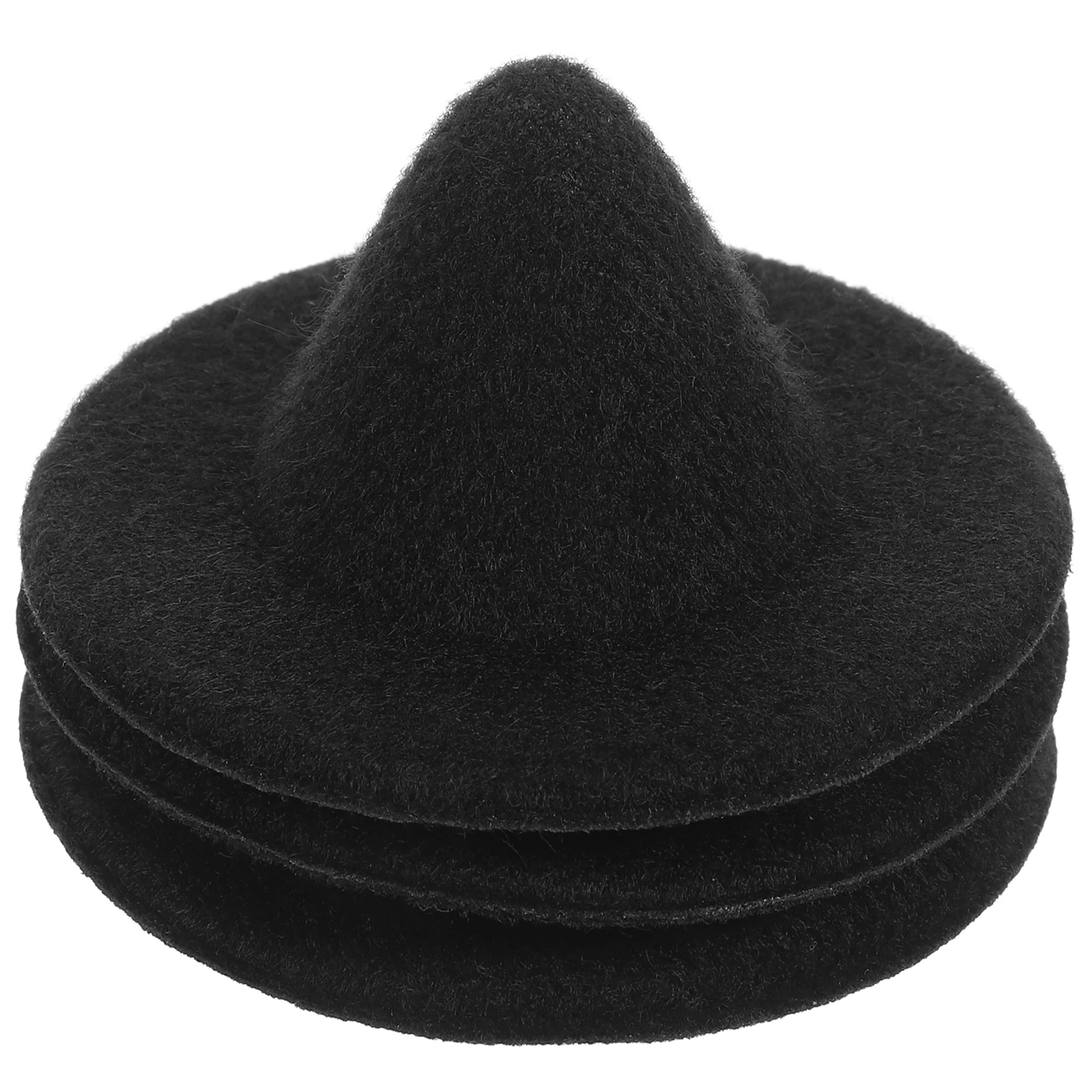 3Pcs Mini Halloween Witch Hats Small Witch Party Supplies DIY Crafts Pet Photo Props Miniature Hats Accessories