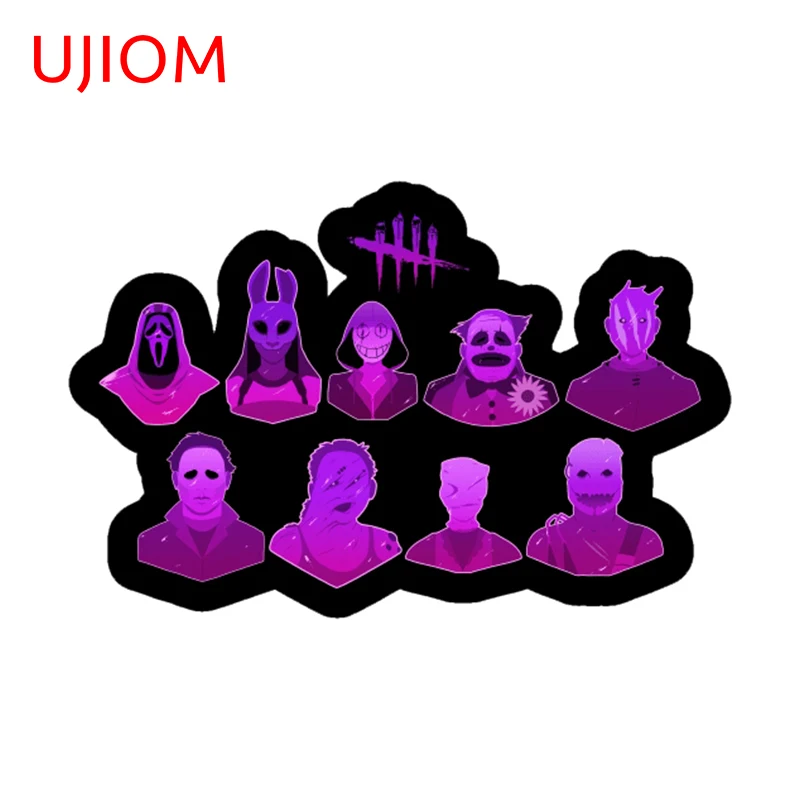 UJIOM 13cm X 8.6cm Butcher Cartoon Wall Stickers Creativite Living Room Decal Amusing Home Mural Decoration Accessories