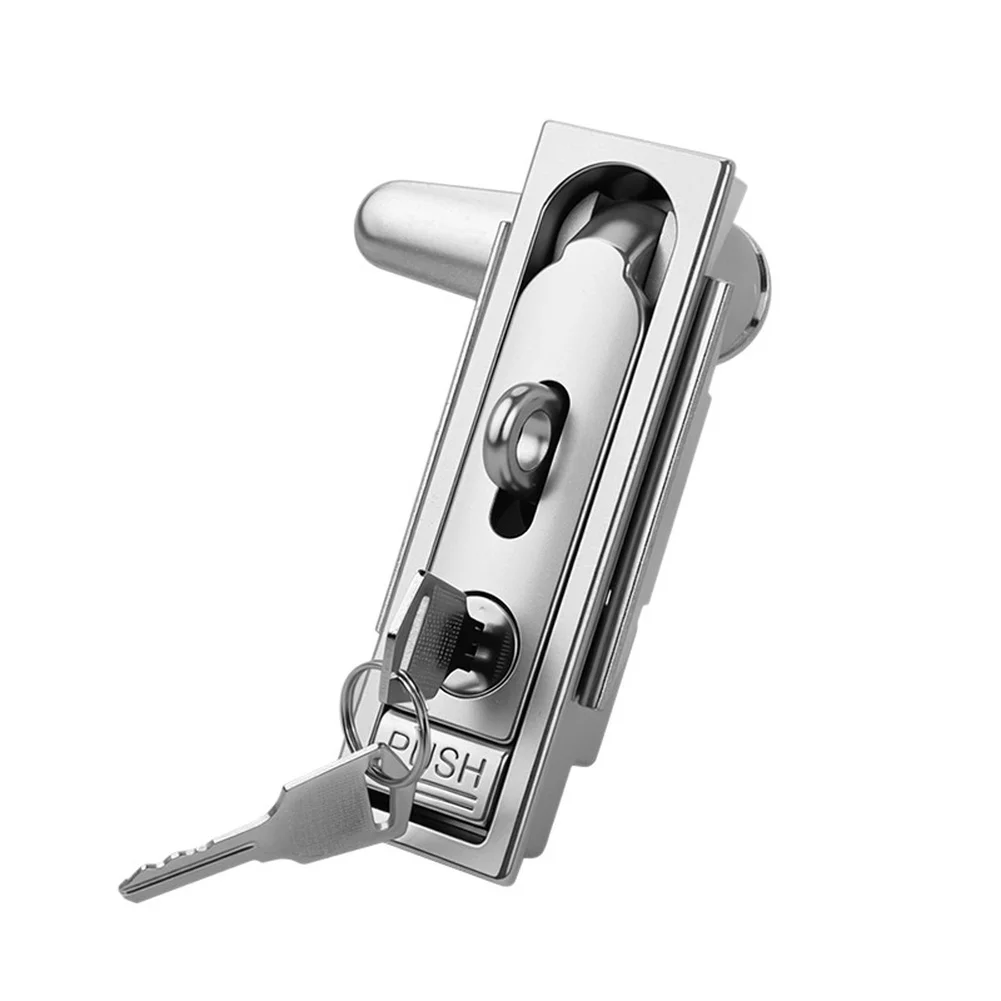 Zinc Alloy MS713 Flat Cabinet Lock for Electrical Boxes with Tool Free Setup and Wide Application Compatibility