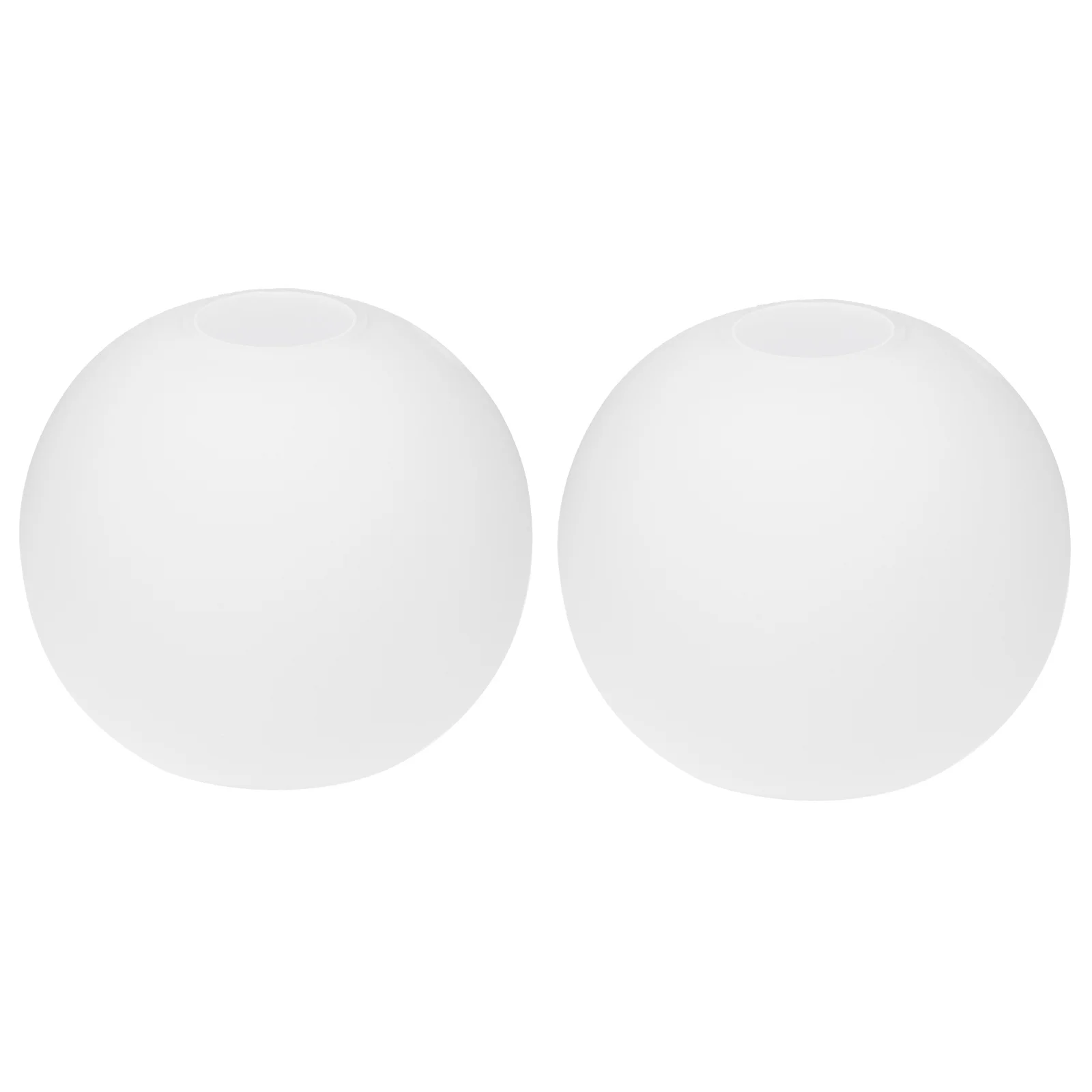 

2Pcs Frosted Glass Lampshade Apple Design Round Table Lamp Cover Simple Style Lighting Decor Easy Fit for Desk Study Room