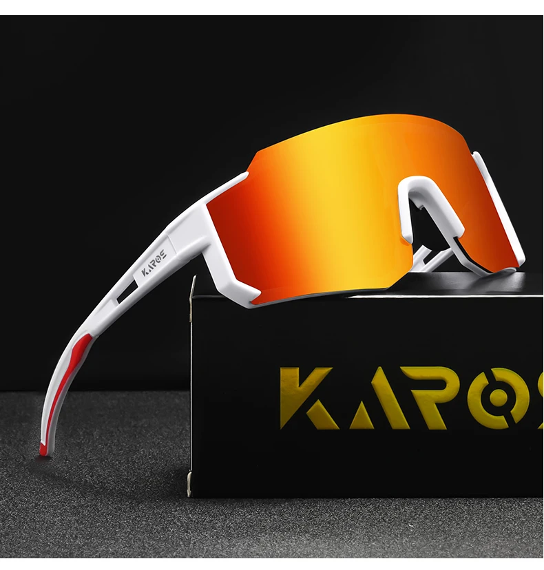 KAROS Extreme Fashion Sportbrille UV400 MTB Radfahren Fahren stoßfest Unisex mit Box – Detail 17