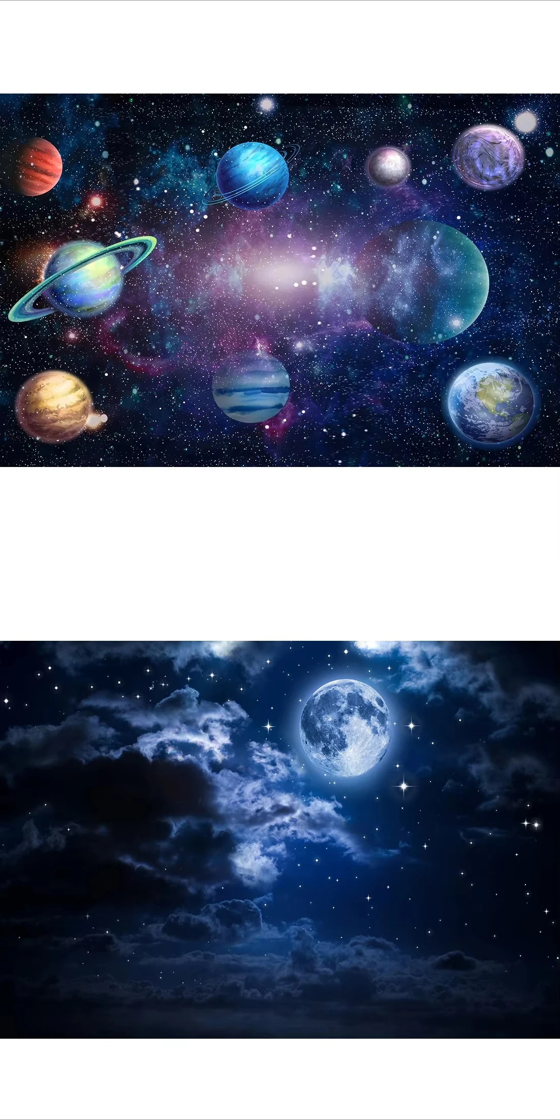 

Round Moon Planet Landscape 2000 PCS Jigsaw Puzzles Challenging Family Activity Game for Gameroom Bedroom Decoration Gift