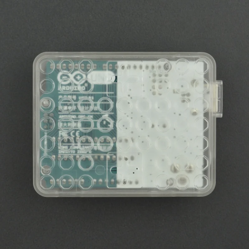 Carcasa transparente de ABS Compatible con placa de desarrollo Arduino UNO R3, compatible con ladrillos Lego