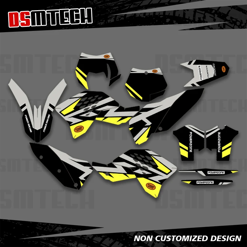 

DSMTECH For KTM SX SXF 2007 2008 2009 2010 EXC EXCF 125 250 300 450 2008 2009 2010 2011 Graphics Decals Stickers Motorcycle 003