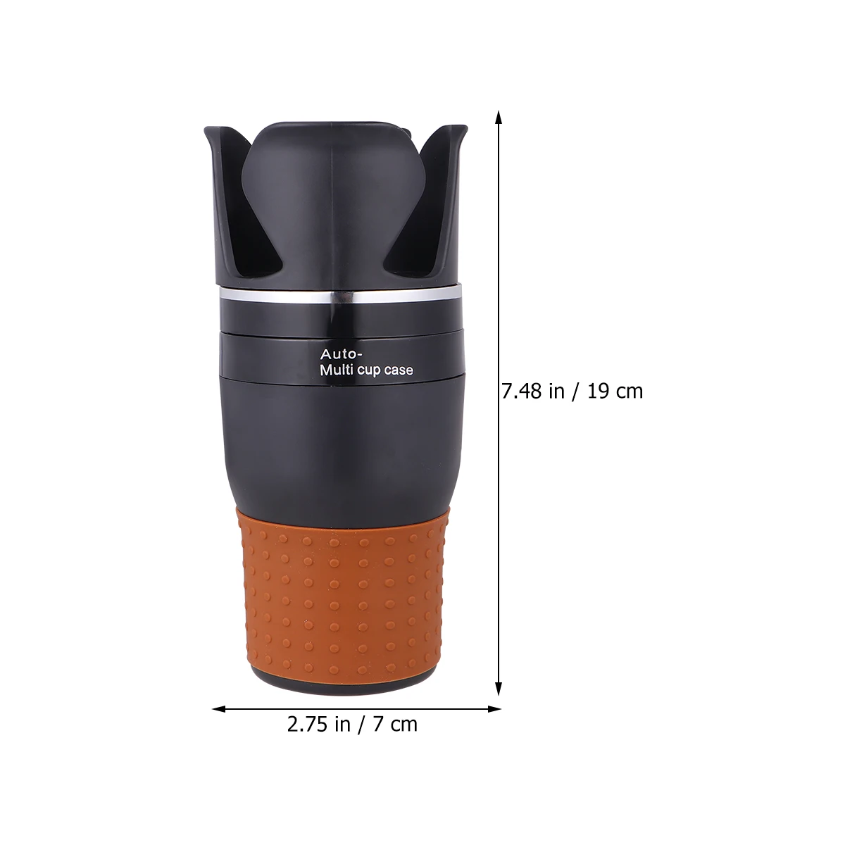

Silicone ABS Cup Holder Car Seat Rack Water Bottle Rack Rotatable Lightweight Easy Install Car Organizer Beverage Tray