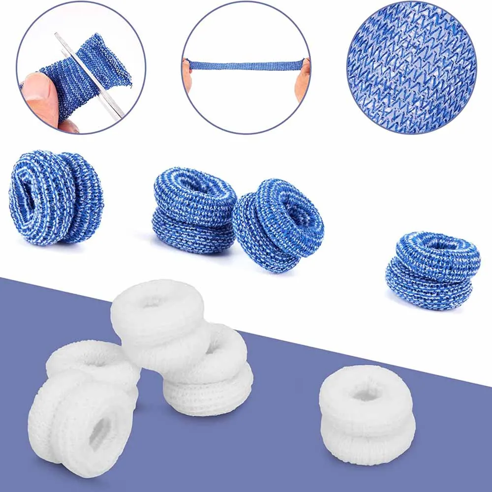 10Pcs Tubular Bandage Dressings Finger Bandage, Finger Bandage, Finger Toe Sleeves, Thumb Protector for Use Beneath A Finger Cot