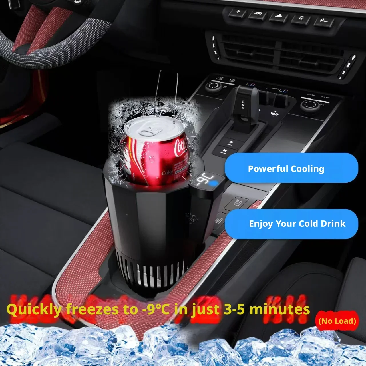 Car Heating Cooling Mug 12V 24V Portable Dual Use Hot Cold Drink Cup Universal Auto Travel Interior Daily Practical Gadgets