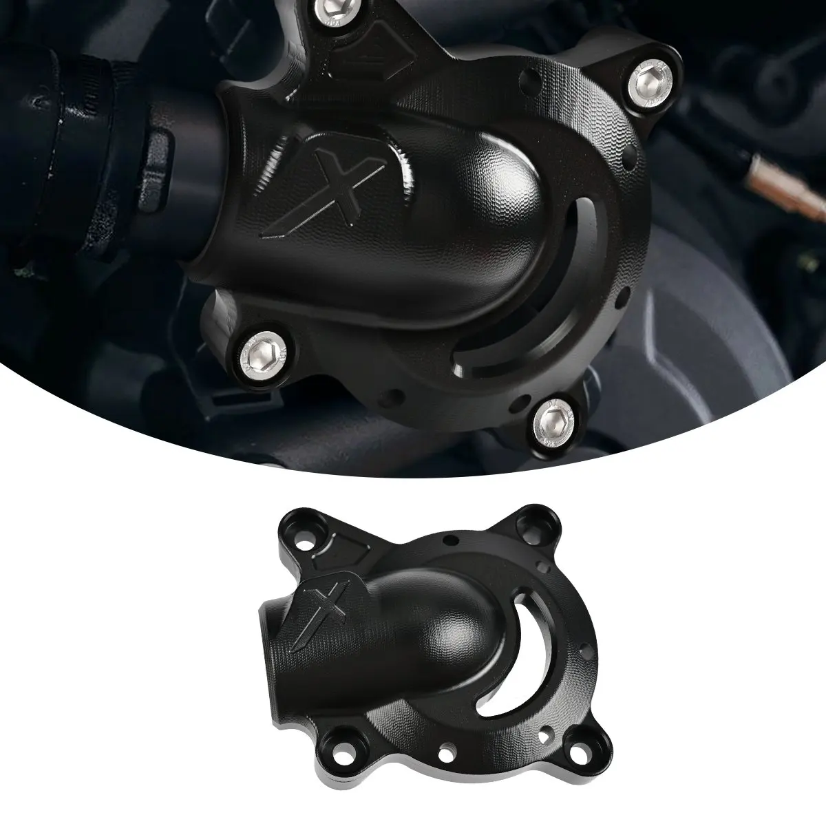 Water Pump Protective Cover For Ducati DesertX 2022+ Water Protection 2024 Accessories Motorcycles Modification Replacement Tool