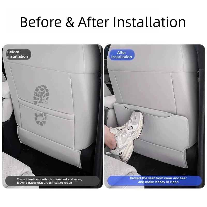 Premium Denza B5 Rear Seat Anti-Kick Backrest Protector