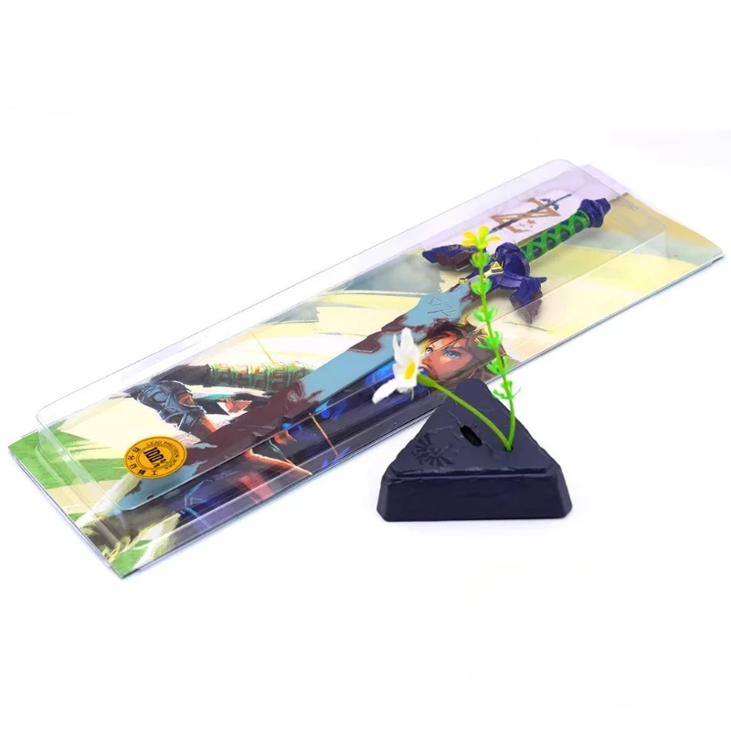 30 سنتيمتر/11.81in لعبة الأجهزة الطرفية دموع المملكة ماستر السيف مع نسخة قاعدة نماذج الأسلحة المعدنية الحرفية المقتنيات سطح المكتب