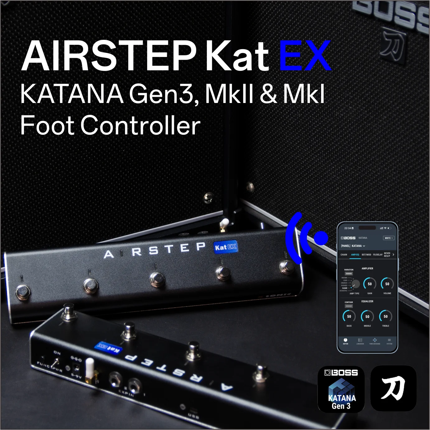 XSONIC AIRSTEP Kat EX  | KATANA Gen3, MkII & MkI Controller