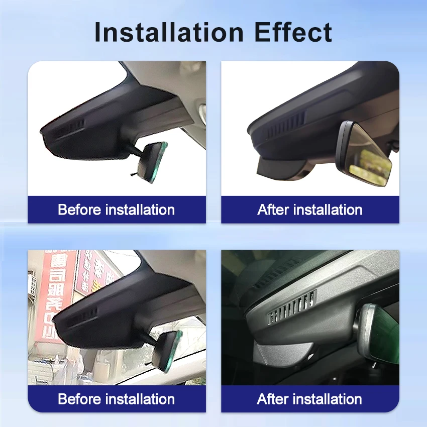 For Geely Okavango 2020 2021 2022 Wifi 4K 3840*2160 Car OEM DVR Dash Cam Camera 24H Video Monitor Plug ＆ play
