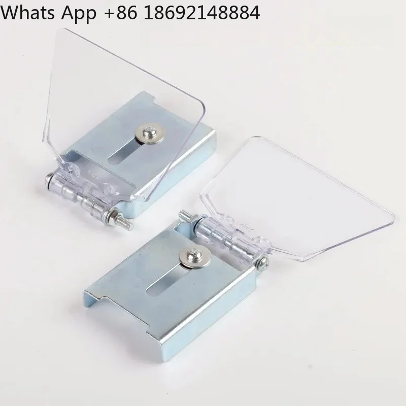 Universal Safety Transparent Glass Acrylic Protective Cover for 200 mm 250 mm Desktop Grinder Chip Baffle Protective Mirror