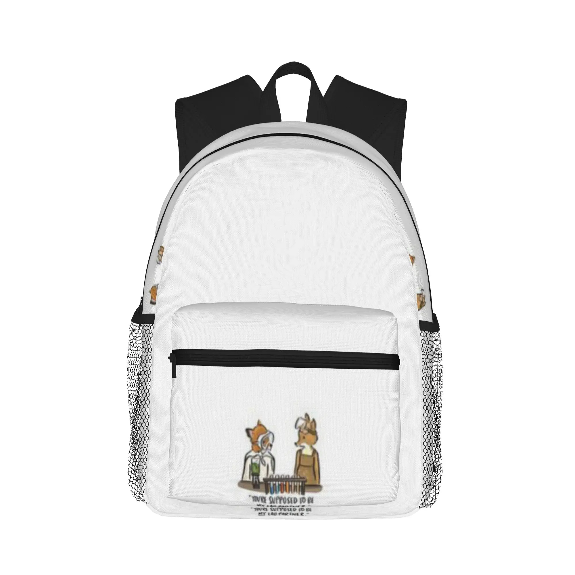 Fantastic Mr Fox Ash  you re supposed to be my lab partner   Casual Backpack for Students and Adults Backpacks