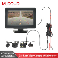 MJDOUD Rear View Camera with Monitor 4.3\