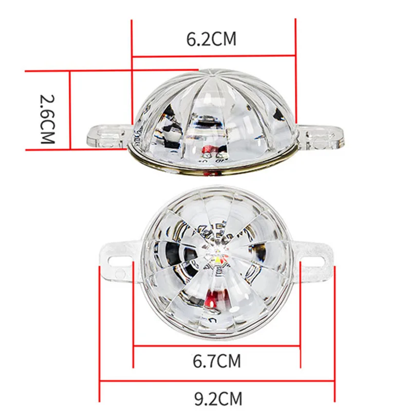 1PC LED Anti-Fog Truck Brake Light 12V-80V Waterproof Anti-Rear-End Strobe Warning Vehicle Undercarriage Light for Truck EVs