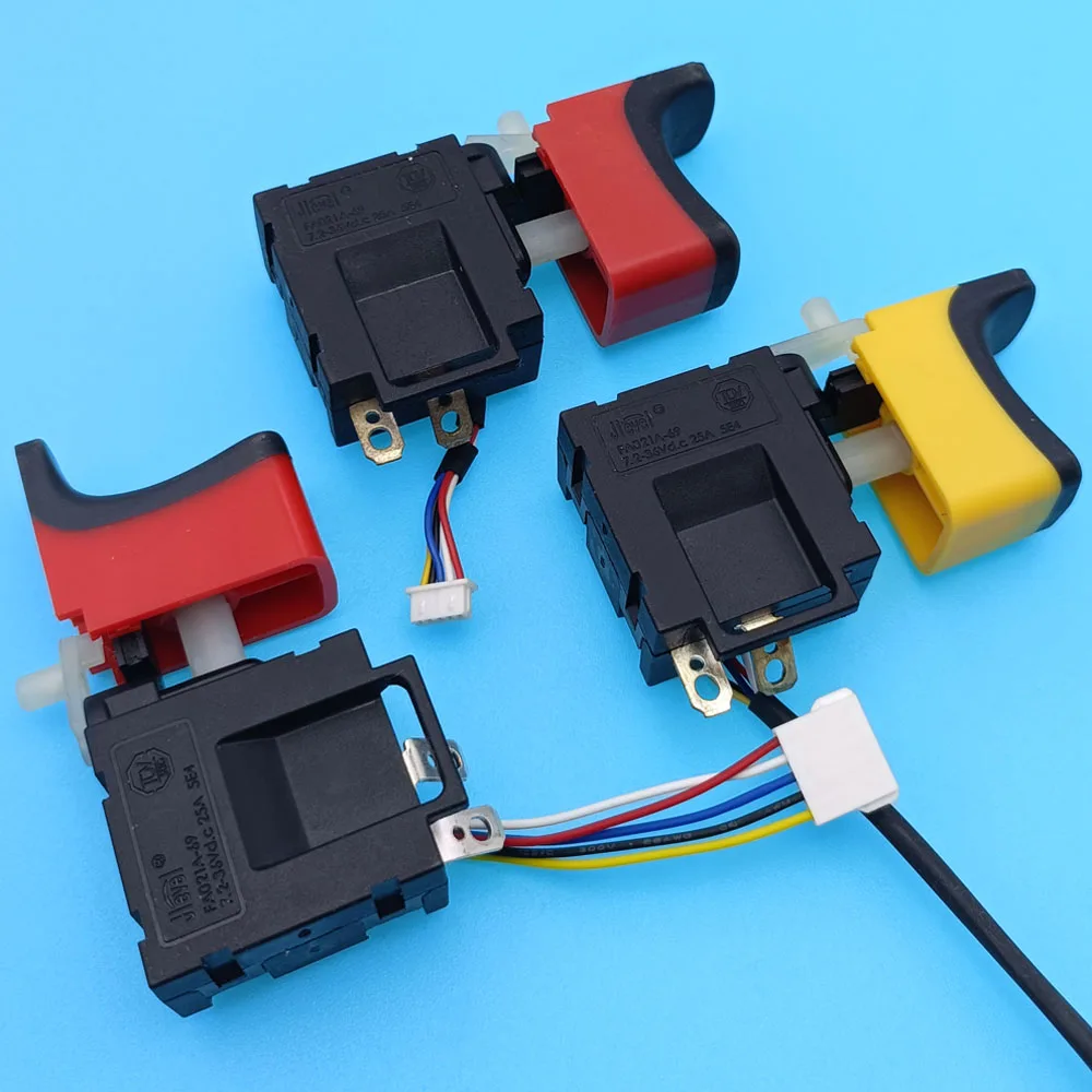 FA021A-69 التبديل 5-سلك DC7.2-24V 20A 25A الحفر الكهربائية الزناد التبديل أداة السلطة التحكم في السرعة التبديل اتصال محول #3