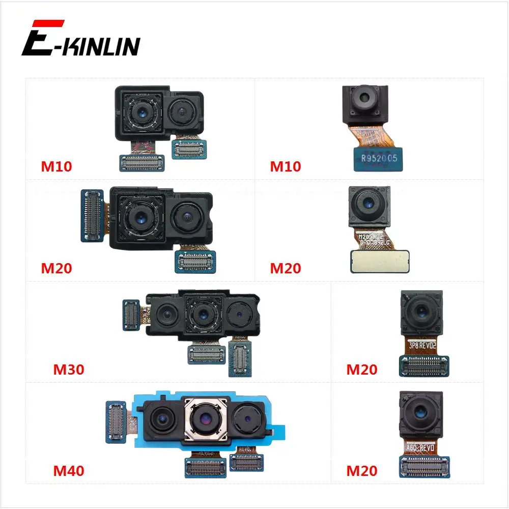 

Main Back Facing Front Selfie Camera For Samsung Galaxy M10 M20 M30 M40 Flex Cable Repair Parts