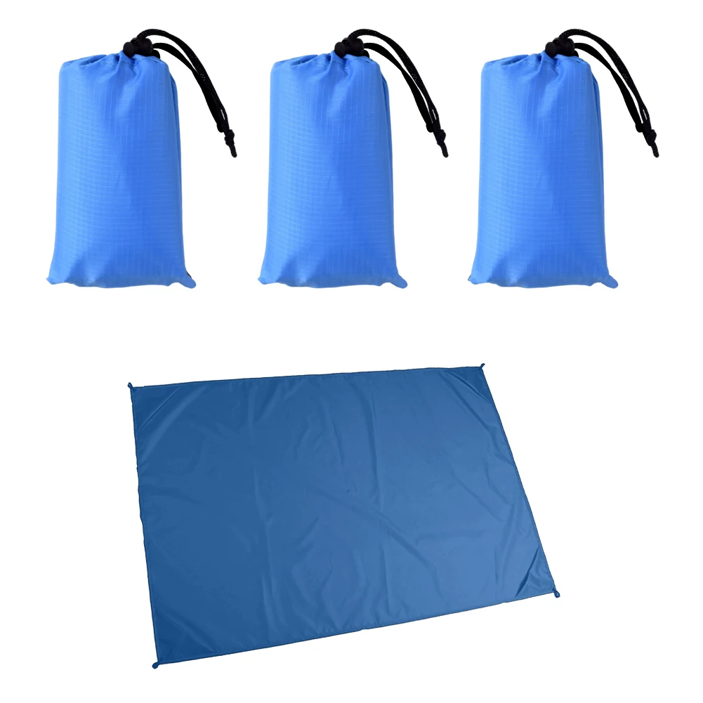 طوي سجادة للرحلات مقاوم للرطوبة مقاوم للماء سجادة للرحلات 1.4x2 متر المحمولة التخييم حصيرة الرمال الحرة شاطئ حصيرة لحديقة الحديقة الشاطئ