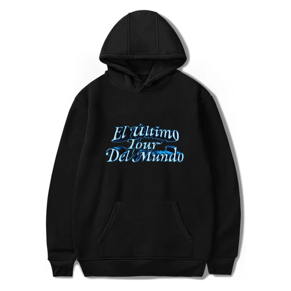 New Bad Bunny Hoodies El Ultimo Tour Del Mundo Print Streetwear Men Women Fashion Oversized Sweatshirts Hoodie Hip Hop Pullovers