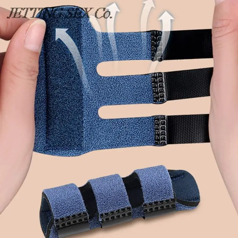 Pain Relief Trigger Finger Fixing Splint Straighten Brace Adjustable Sprain Dislocation Fracture Finger Splint Corrector Support