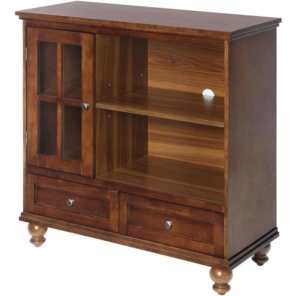 Stan TV Highboy Tahoe, Walnut gelap