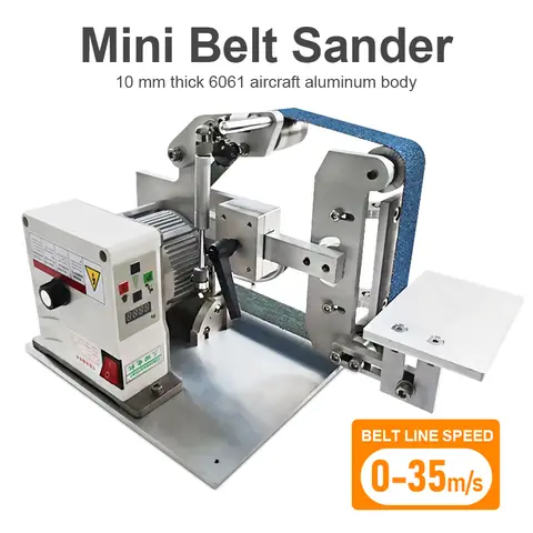 다기능 전기 벨트 샌딩기, 산업용 등급 고출력 모터, DIY 홈 오픈 에지 샌딩 머신, 915-50mm 벨트 샌딩기