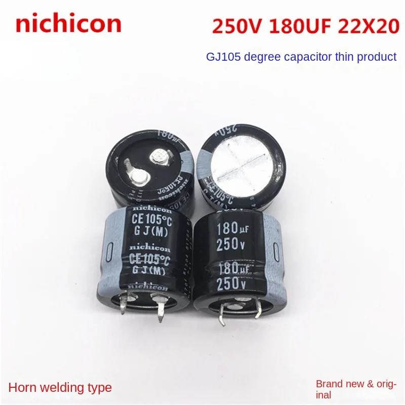 1PCS 250V180UF 22X20 Nippon Nikko electrolytic capacitor 180UF 250V 22 * 20 GJ 105 degrees