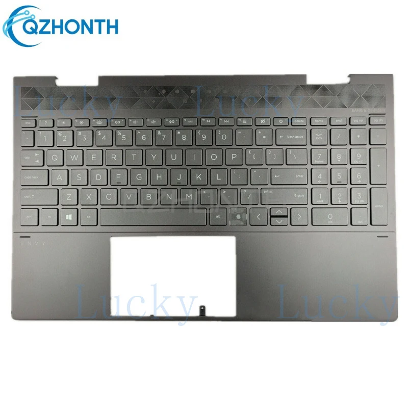 f  New Palmrest Top Case with Backlit Keyboard For HP ENVY X360 15-EE 15-ED 15M-EE
