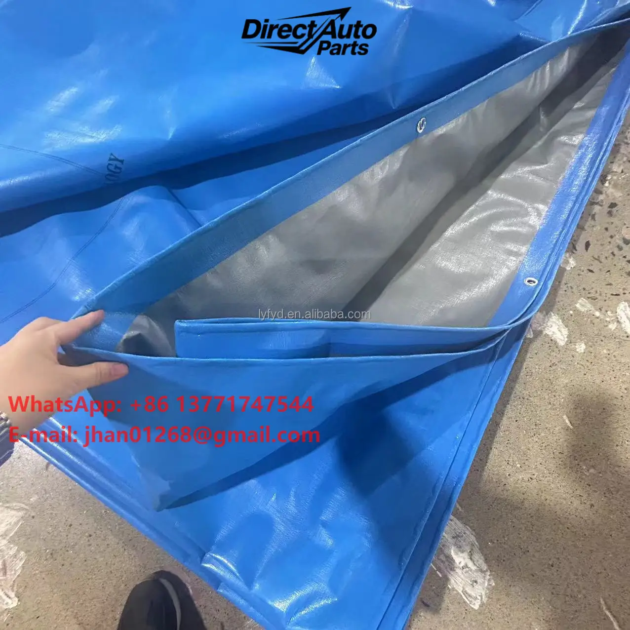 120GSM Tarpaulin Widely Used PE Coated Waterproof Truck Car Cover Plastic Sheets