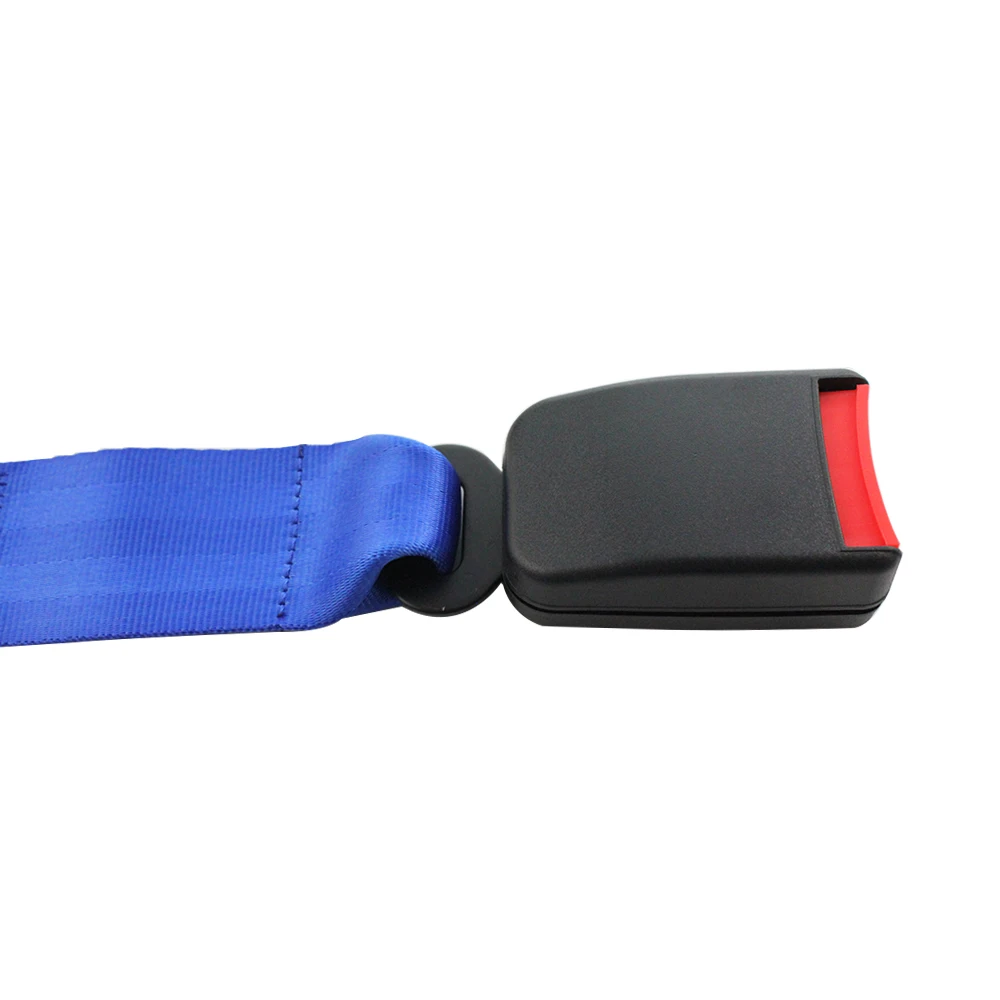 1PCS Blue 2Points Car Auto Seat Seatbelt Universal Seat Belts Adjustable Extension Bucklet Truck Seat Safety Belt Car Accessorie