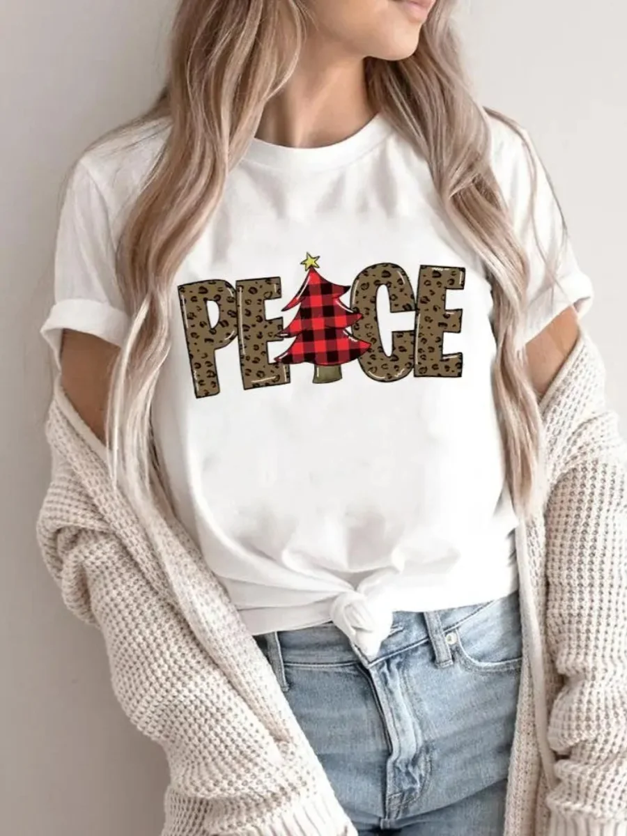 عشية عيد الميلاد الرعب جاك هالوين الجمجمة تي شيرت قصير الأكمام جولة الرقبة الصيف زوجين ملابس Harajuku الجرافيك تي شيرت #1