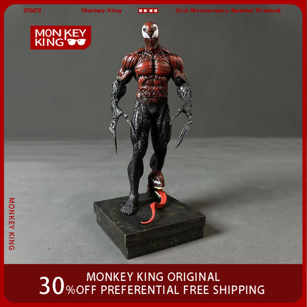 30 cm Marvel Comics Venom: De Laatste Dans Figuur Venom Toxin Spider-Man Cartoon Actie Animatie Model Kinderen Speelgoed kerstcadeau