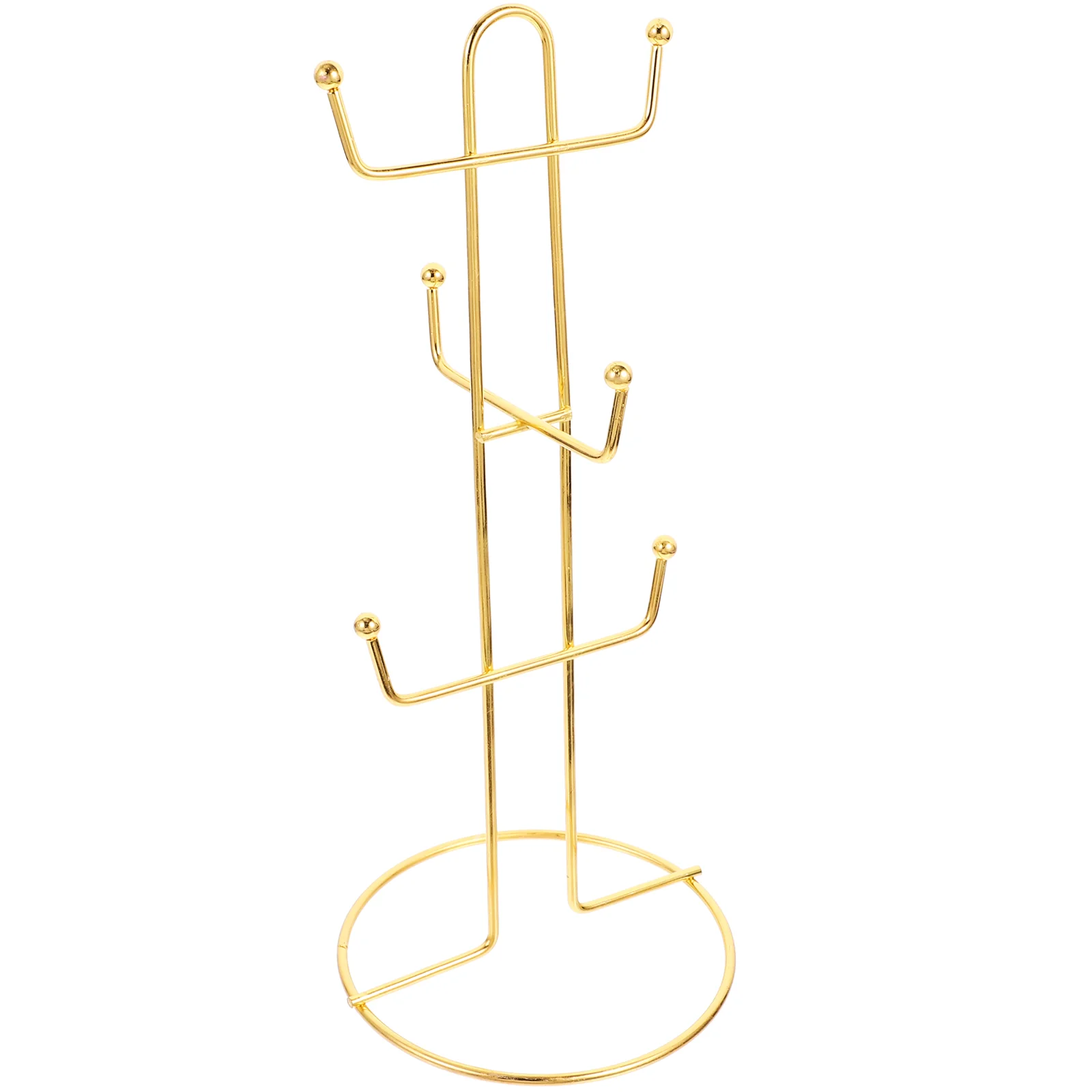 

Bottle Holder Table Gold Coffee Cup Tea Cups Tree Organizer Stand Mug Rack