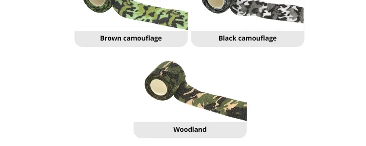 DIZETION Teleskop-Vliesstoff für den Außenbereich, Tarnband, Jagd, Tarnband, Fingerschutz, hohe elastische Bewegung – Detail 8