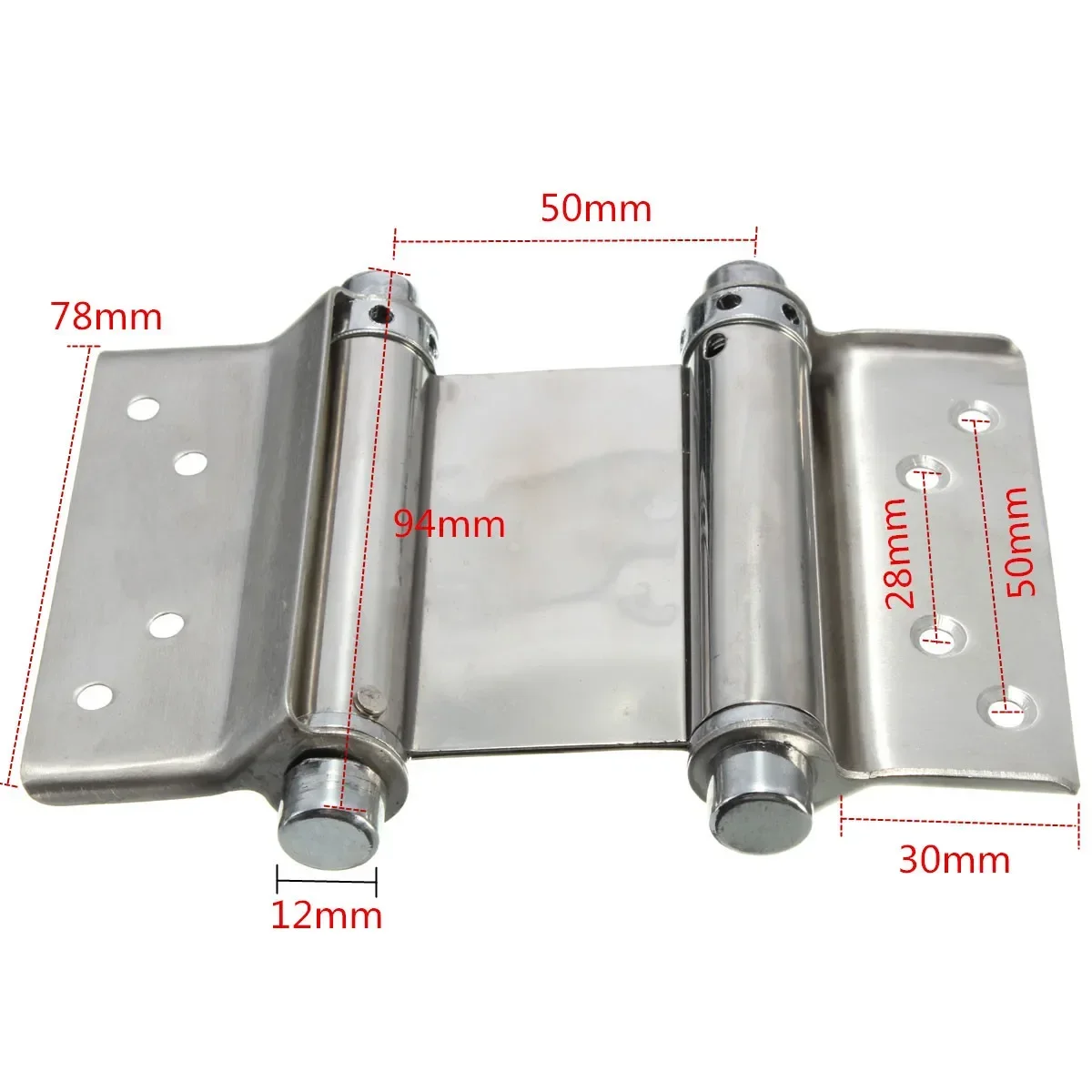 

Пружинная петля двойного действия для кафе, салона, распашная дверь, петля из нержавеющей стали, подходящая дверь, 2 шт., 3 дюйма, толщина: 2,5-3,5 см