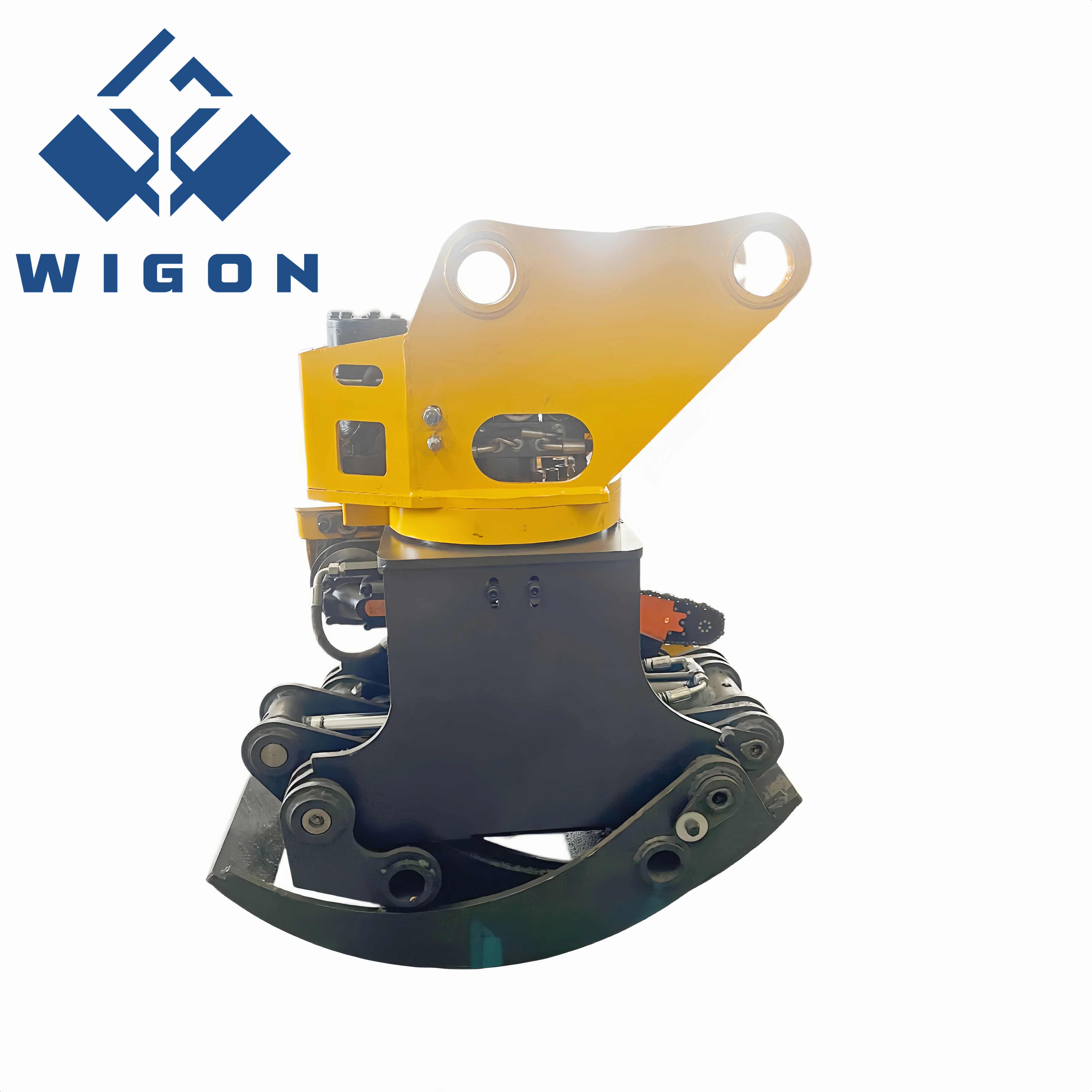 WIGON New Arrival Excavator Hydraulic Grab Saw Tree Cutter Log Cutting Grapple Saw Max Cutting Diameter 400mm