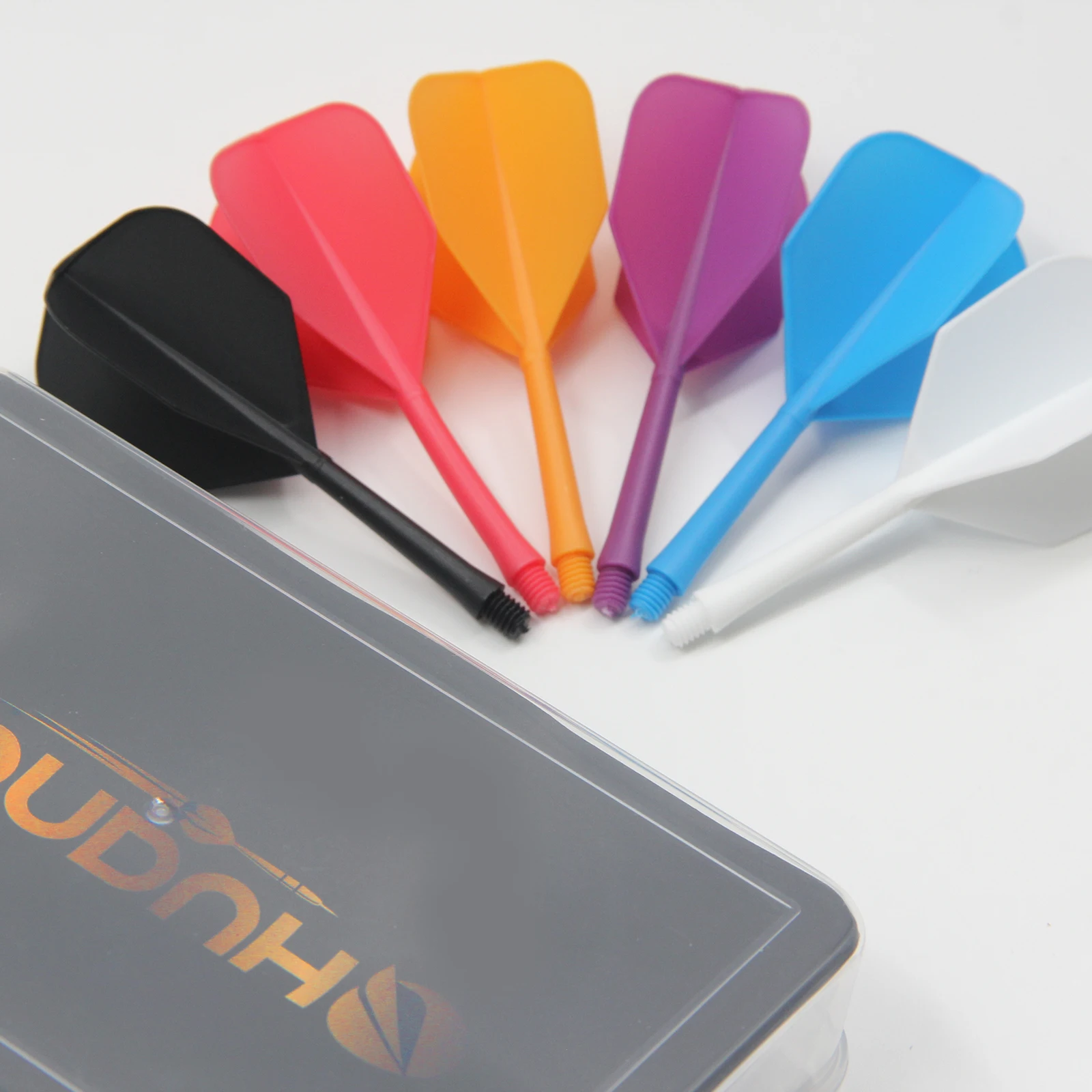 

Профессиональные интегрированные наконечники для дротиков Huanqu, 6 штук | Стандартная резьба 2BA | Общая длина 75 мм | Шесть штук в ассортименте разных цветов | Прочные и не легко деформируются | Стандартные наконечники для дротиков для хорошей балансиро