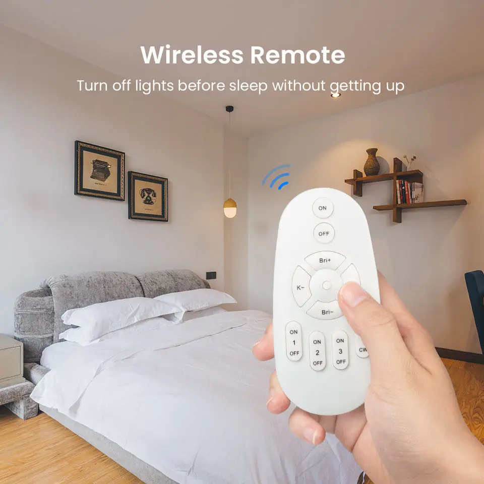 BroadLink FastCon Smart Lights Wireless Remote to Control Lighting RGB Brightness Color Temperature Wireless Remote SC4R1