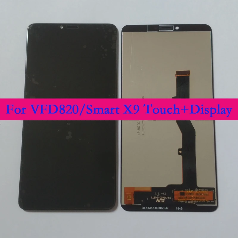 Original for ZTE VFD820 Vodafone Smart X9 VFD 822 touch screen and LCD display combo assembly 5.7 inch touch panel screen