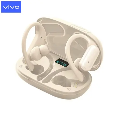 VIVO Wireless Bluetooth Earphones HighQuality Headphones HD SoundQuality Stereo Noise Cancelling Anti-sweat Universal Headphones